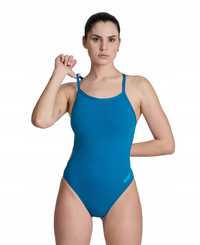 Strój kąpielowy jednoczęściowy damski treningowy na basen Arena Solid