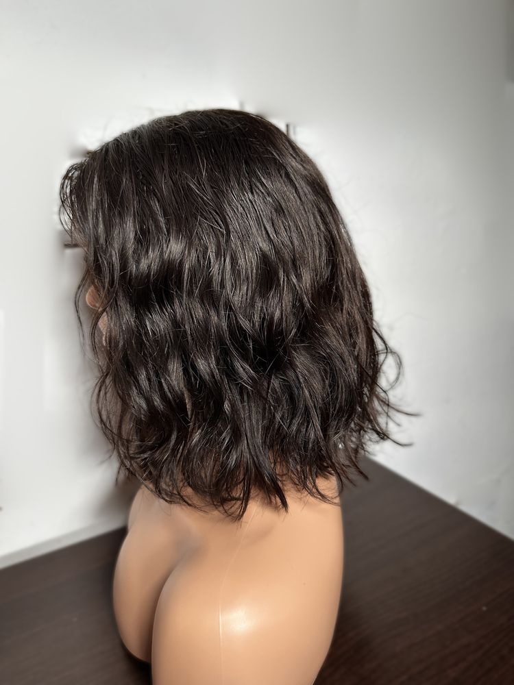 nowa naturalna peruka lace front 100% ludzki wlos na co dzien