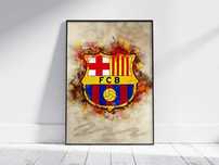 Obraz FC BARCELONA  Real Madryt  RONALDO MESSI Neymar  Lewandowski