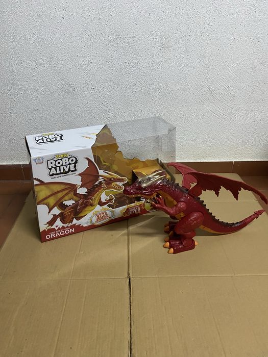 Robot dragao vermelho robo alive