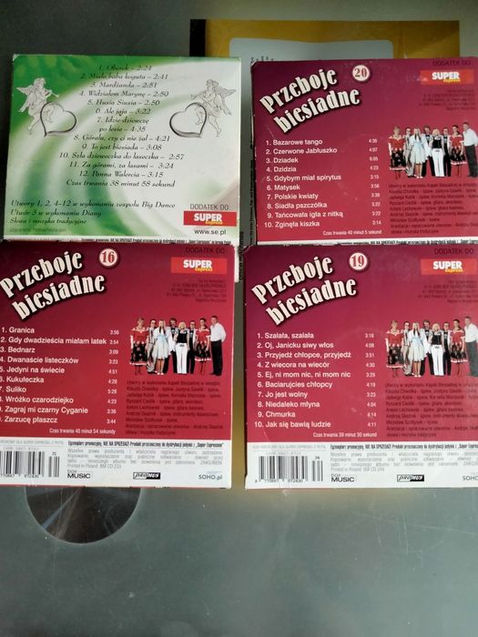 Zestaw 10 płyt CD z muzyką weselną i biesiadną , wydanie super express