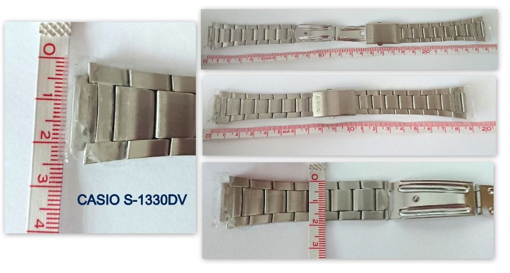 oryginalna bransoleta do zegarka męskiego CASIO S-13330DV