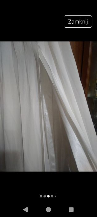 Sukienka ślubna dluga