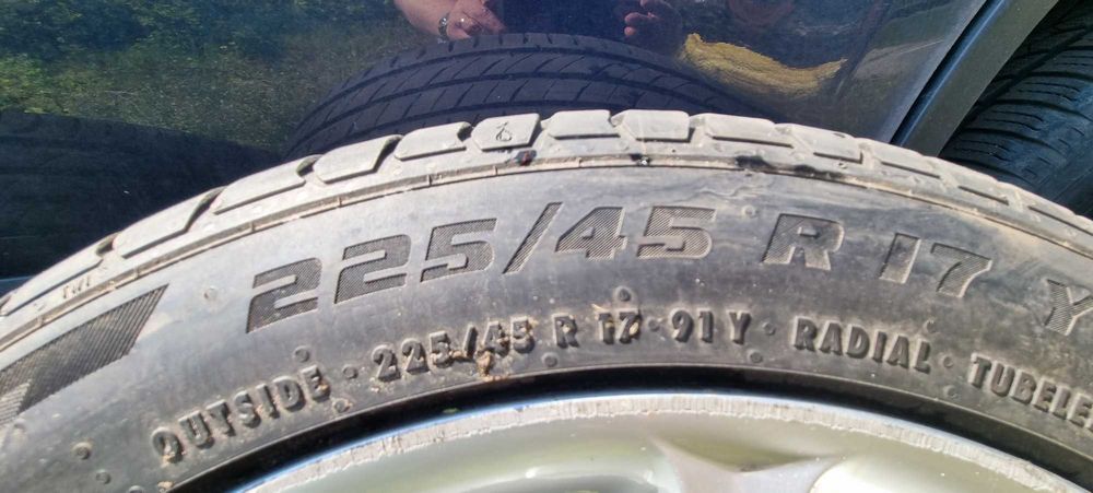 AUDI koła alu 17'' 5x112 ET-45, AltimaX one S,letnie 225/45/17