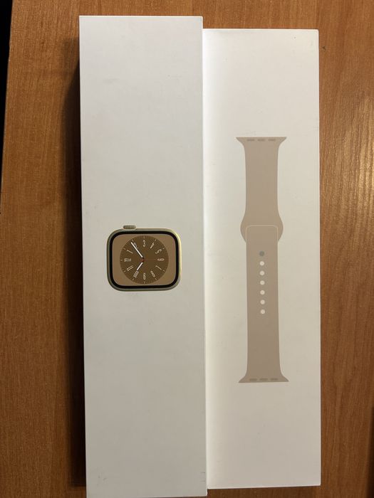 Apple watch 8 45mm Gold A2775 Cellular Nowy