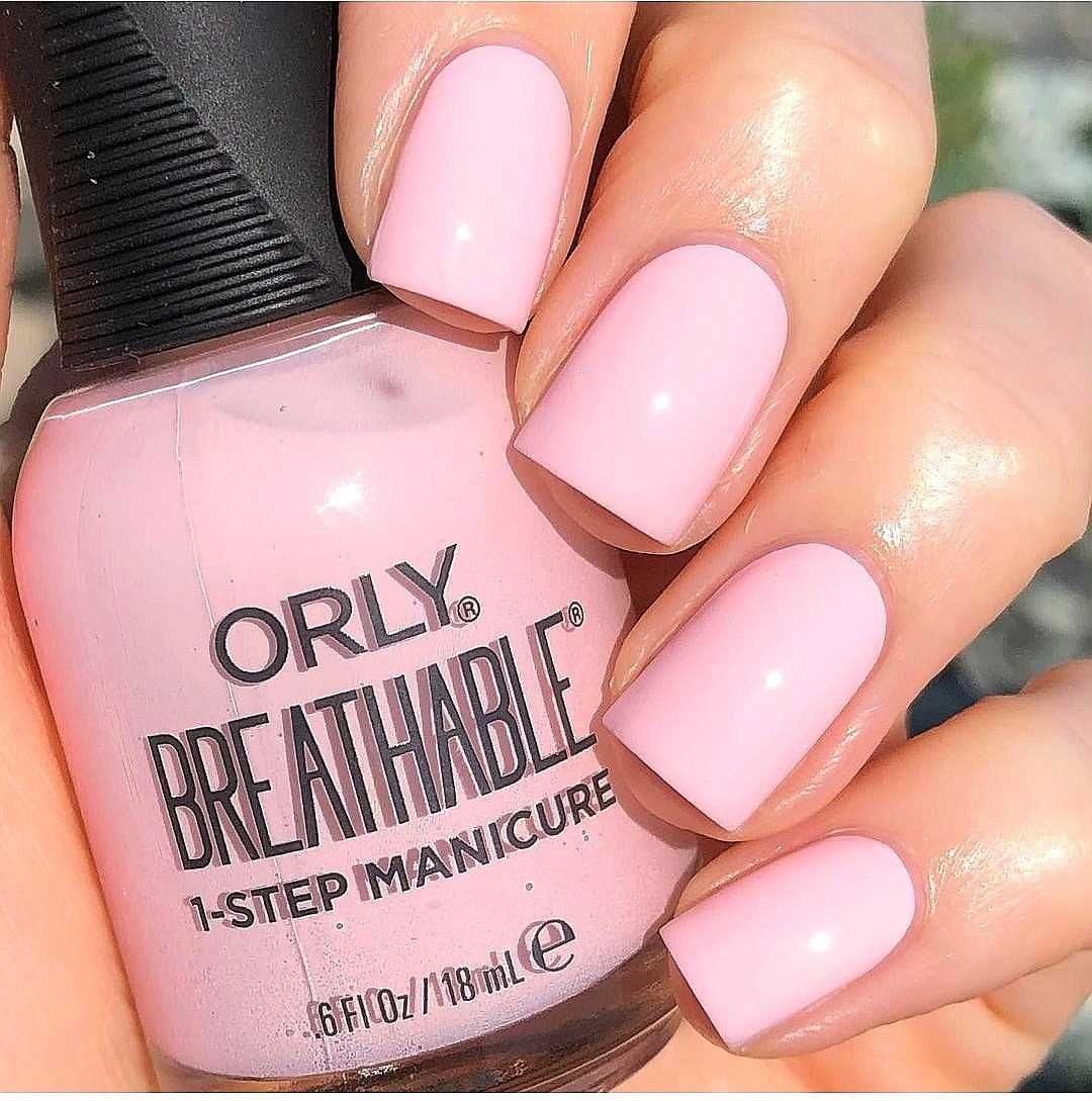 Orly Breathable Lakier wegański Odżywka Top Naturalny róż Pamper me