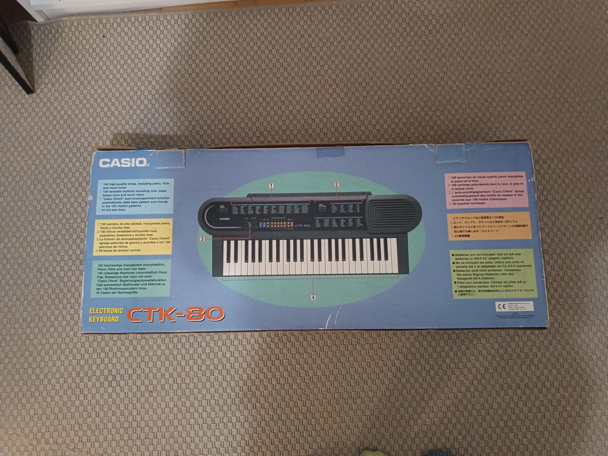 Piano eletrónico Casio