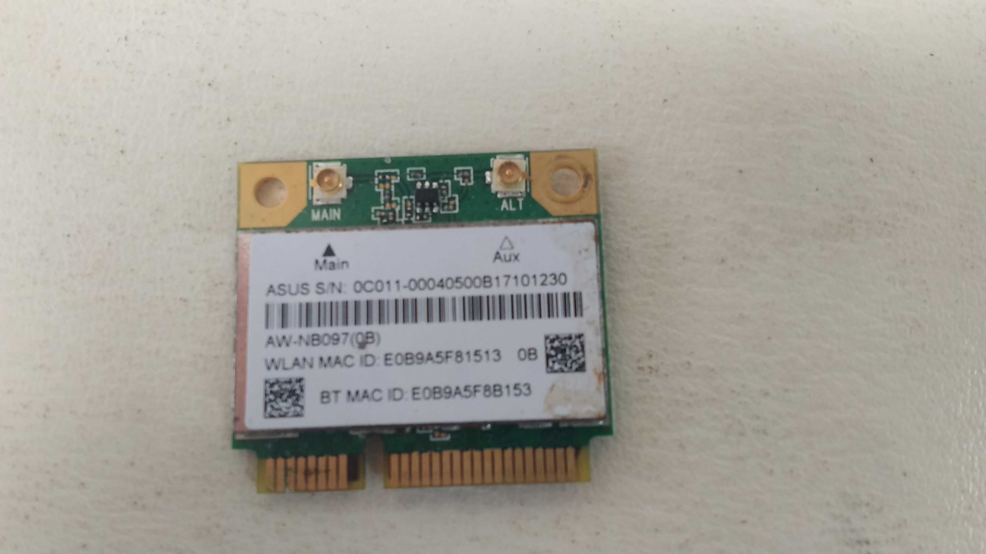 ASUS AW-NB097 (0B) MINI PCI-E Wlan Wi-FI, Bluetooth Сет карта, AR5B225