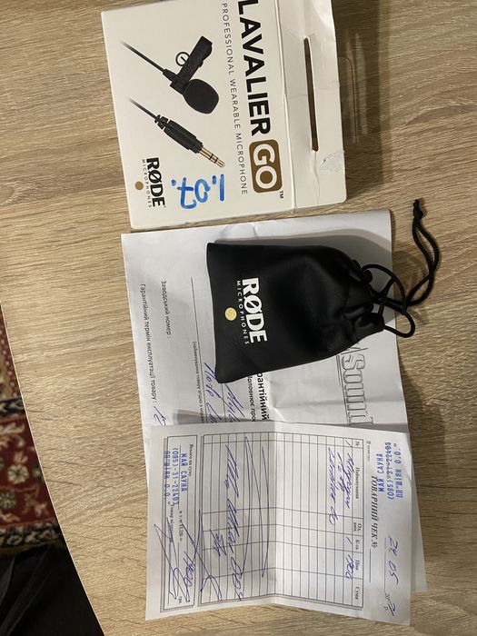 Петлічний мікрофон Rode Lavalier в чорному кольорі