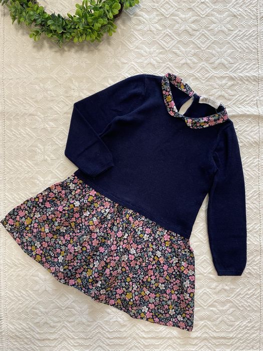 Сукня в садочок/сукня НМ на дівчинку/плаття/платье/сукня теплі