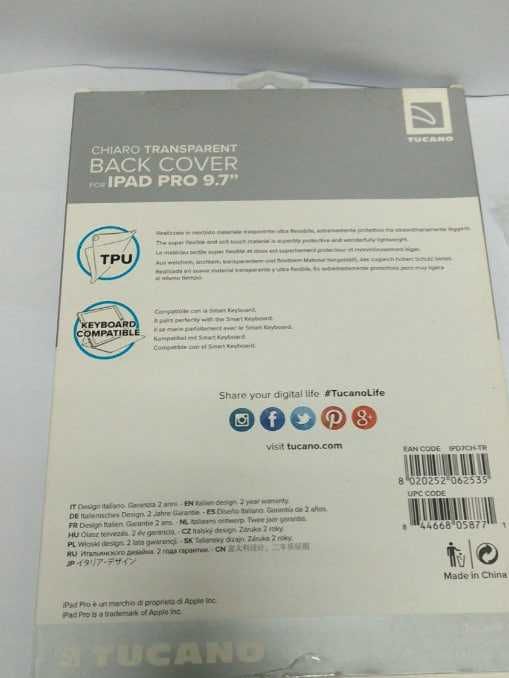 Чохол Tucano For iPad PRO 9.7"