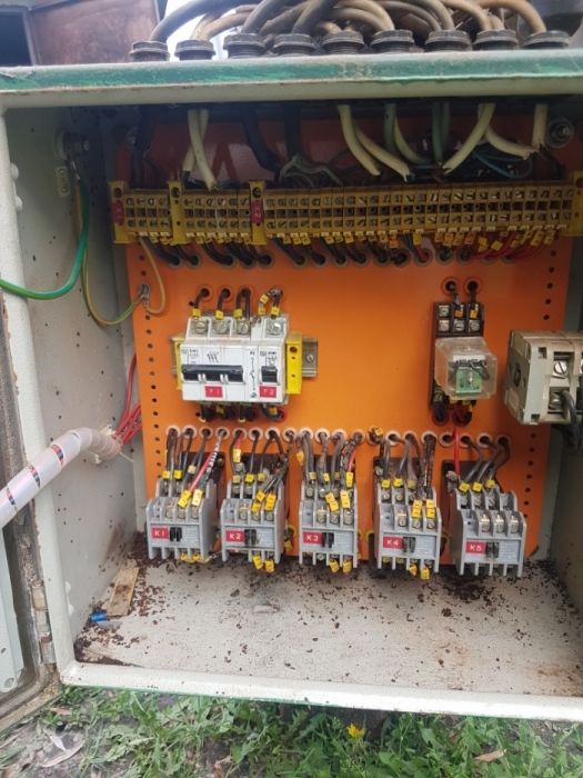 Wciągnik galwaniczny 4 podwójne agregaty bębnowe transformator 3x48V