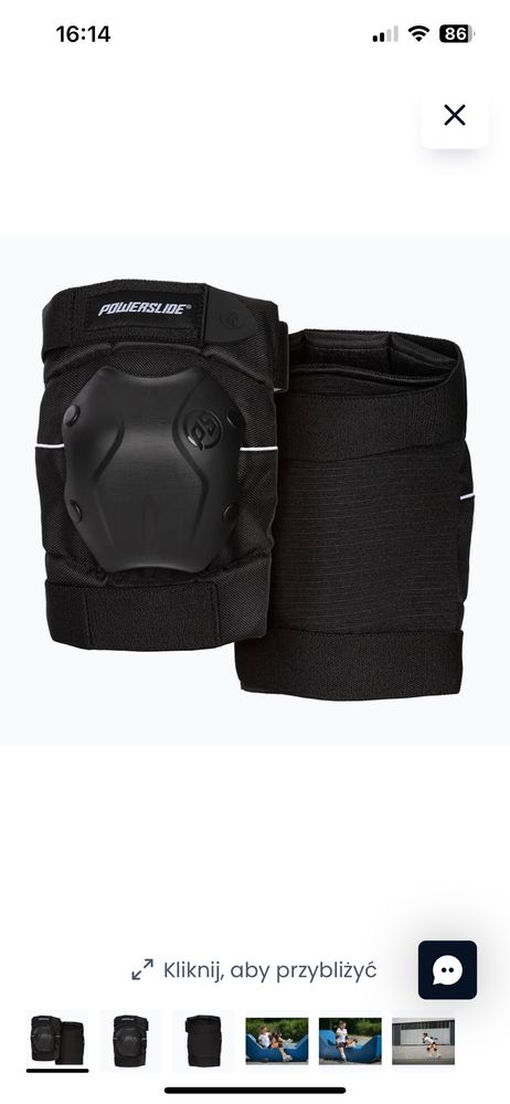 Ochraniacze kolan męskie Powerslide Standard Knee Pad black