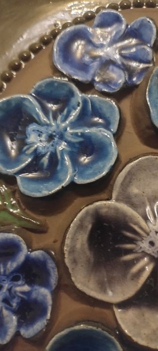 Настінне панно вінтаж керамічна табличка картина JIE GANTOFTA