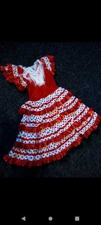 Sukienka Hiszpanka rozmiar 116-122