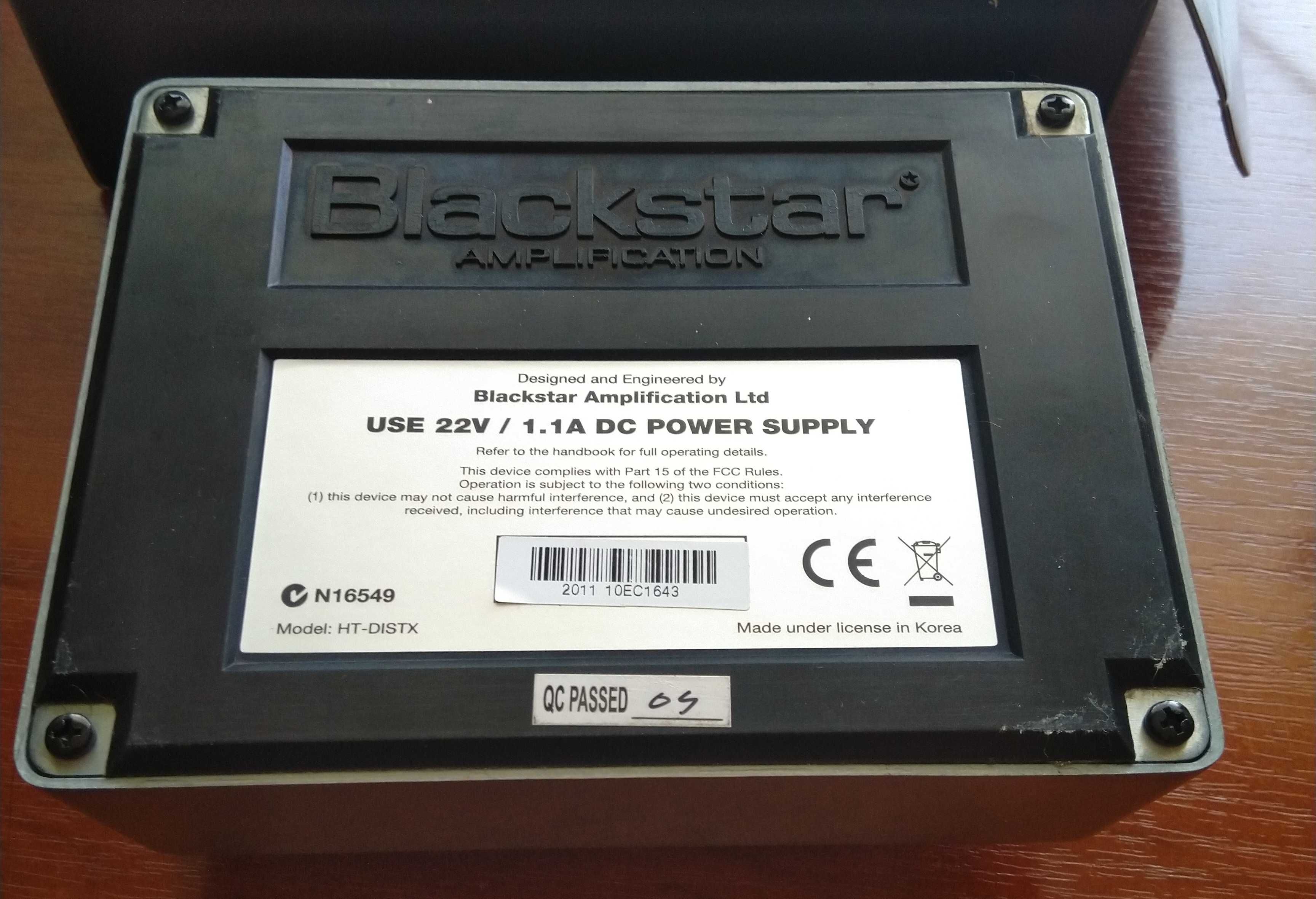 Педаль лампова Blackstar ht distx