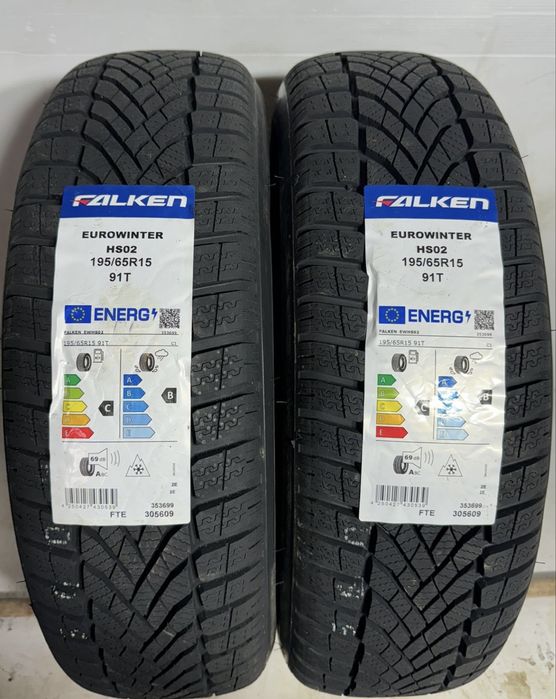 2x 195/65r15 Falken EuroWinter HS02 91T 2024