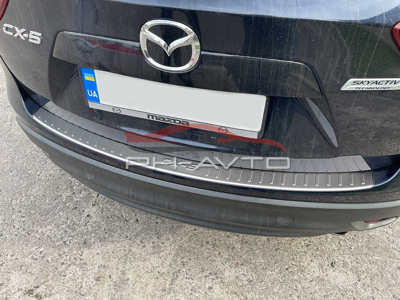 Накладка на задний бампер Mazda CX-5 CX5 2013-2017 Premium
