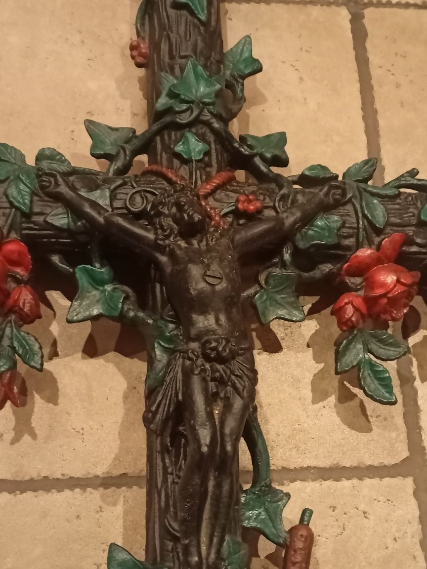 Zabytkowy krzyż cmentarny nagrobek  XIX w