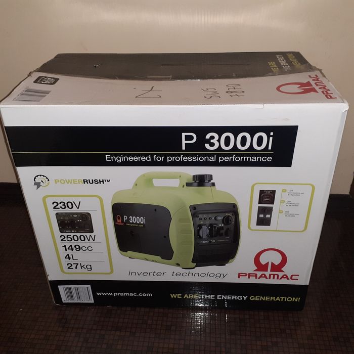 Генератор інверторний Pramac P3000i 2.5 кВт