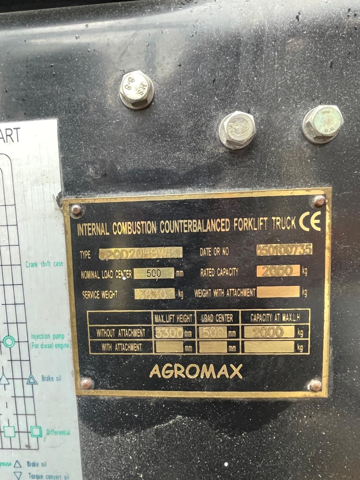 Wózek widłowy agromax