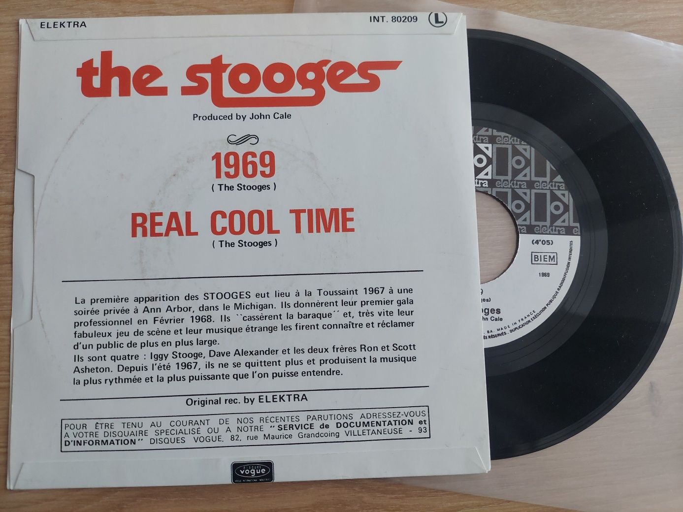 THE STOOGES 1969 7ep replica iggy pop david bowie nirvana