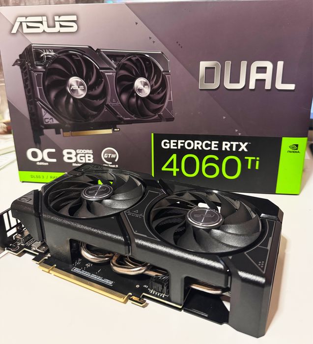Відеокарта ASUS PCI-Ex GeForce RTX 4060 Ti Dual OC Edition 8GB GDDR6