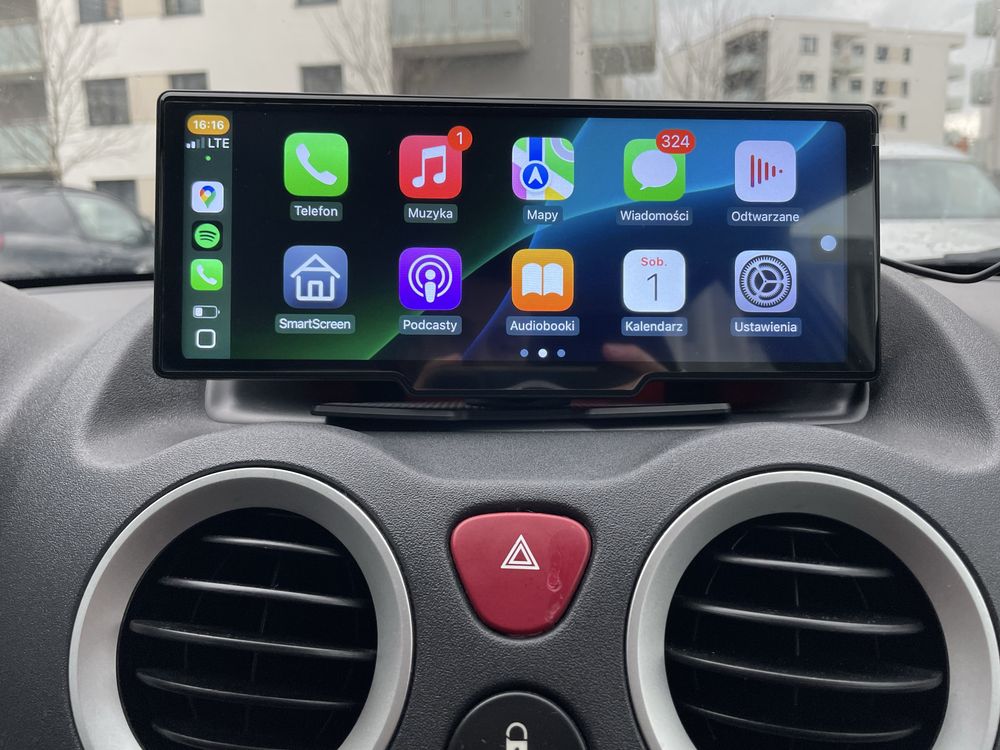 stacja mulimedialna/ Yanosik/ Carplay Android Auto/Spotify