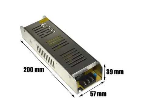 Zasilacz Transformator  do taśm LED i CCTV SLIM 12V 150W