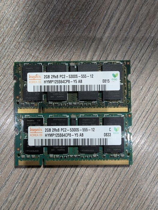 Оперативна пам'ять Huynix DDR2 2x2 GB 667