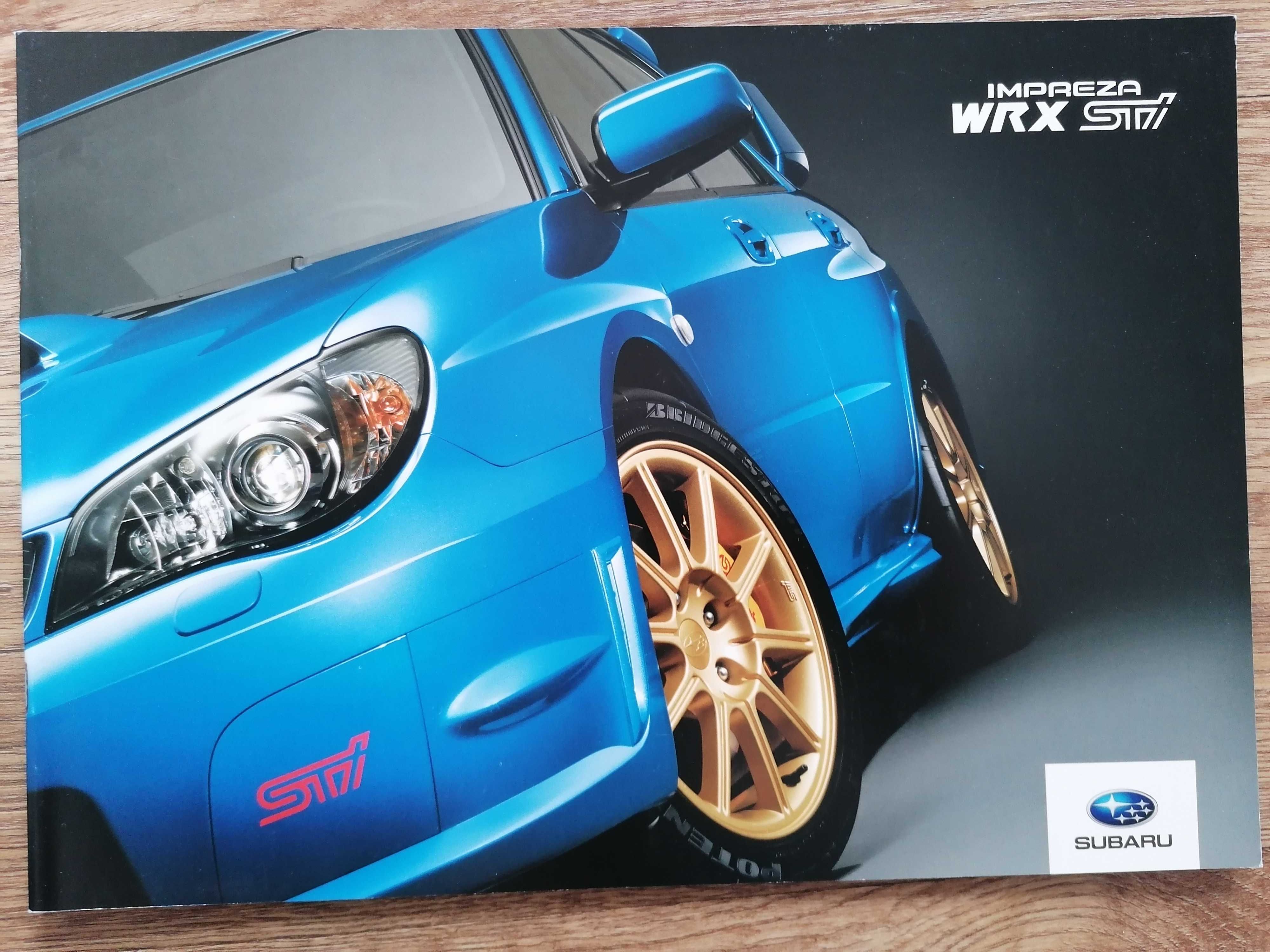 Prospekt Subaru Impreza WRX STI