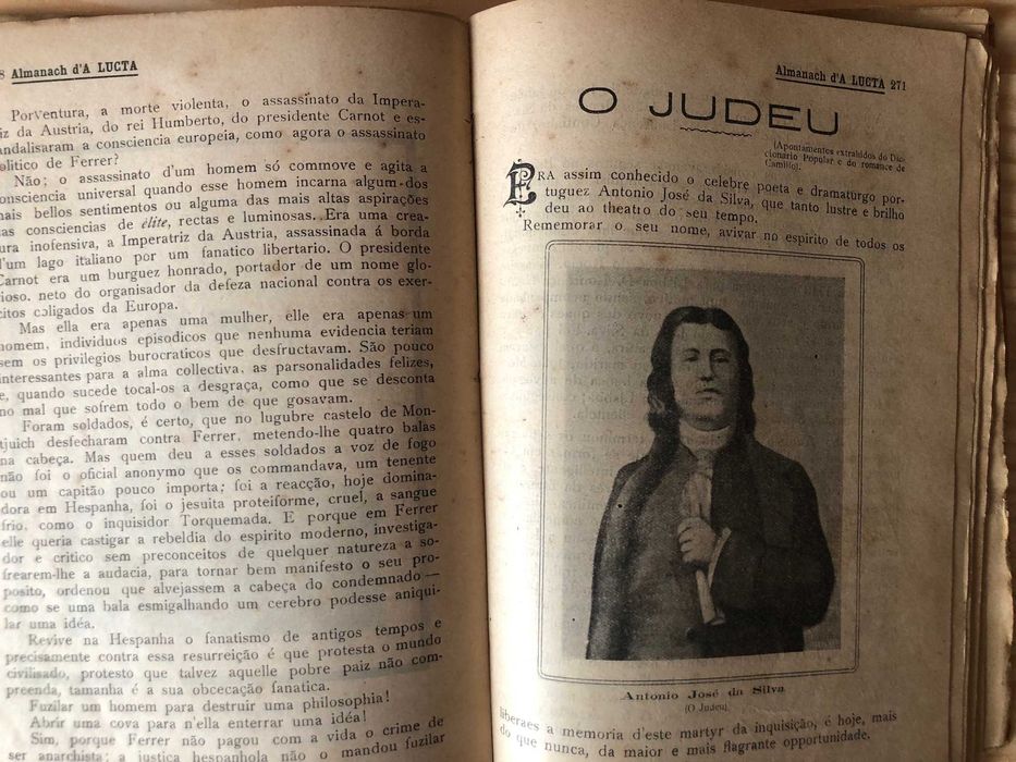 Almanach ALUCTA para 1910 - 1º número