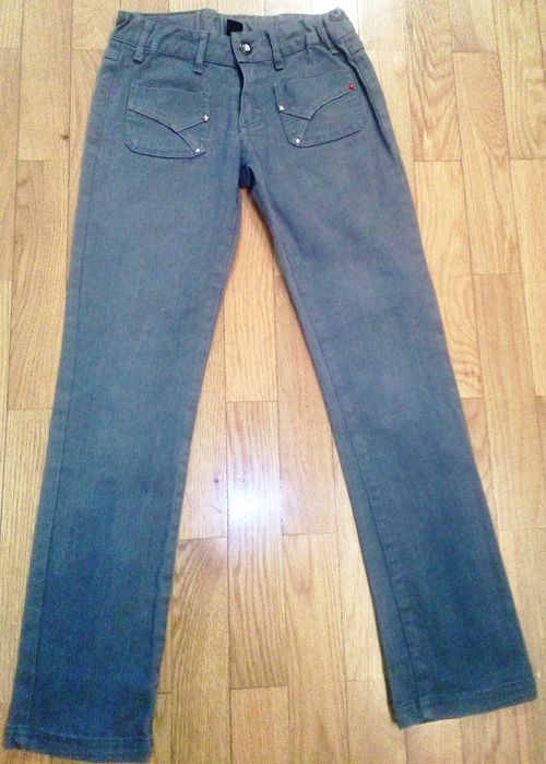 Calças cinzentas - 10 anos - menina - girândola