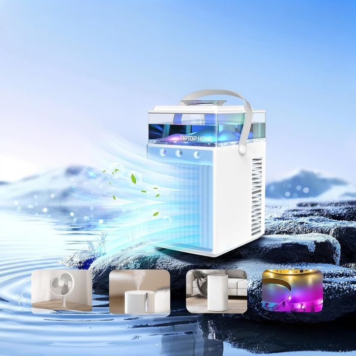 Mobilny klimatyzator nawilżacz, 5 w 1