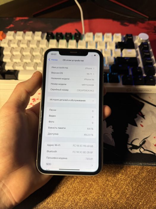 Iphone XR 64gb 100% акб