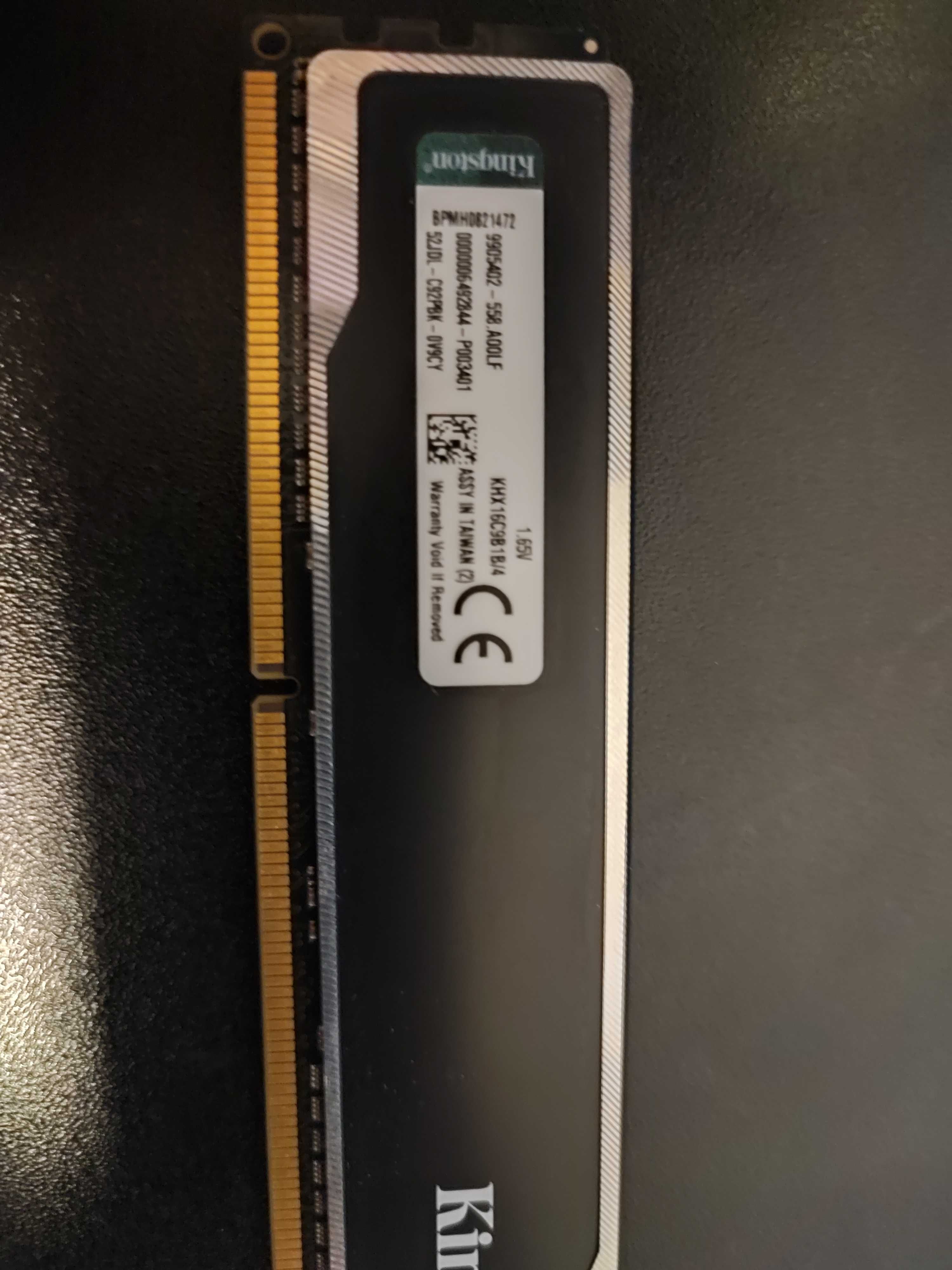 RAM 4GB DDR3 1600MHz CL9 Kingston HyperX Black