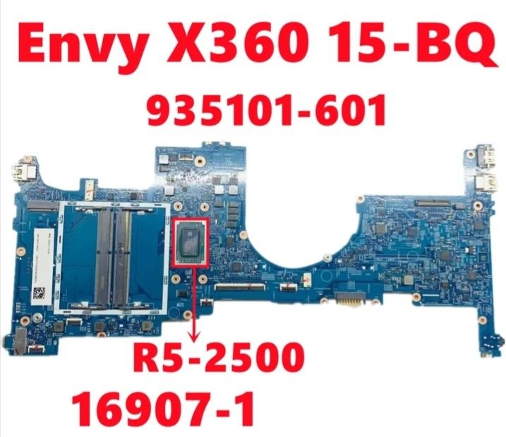 Пропонуйте Плата ноутбука hp envy x360 +охолоджєння+вентілятор,+Wi fi.