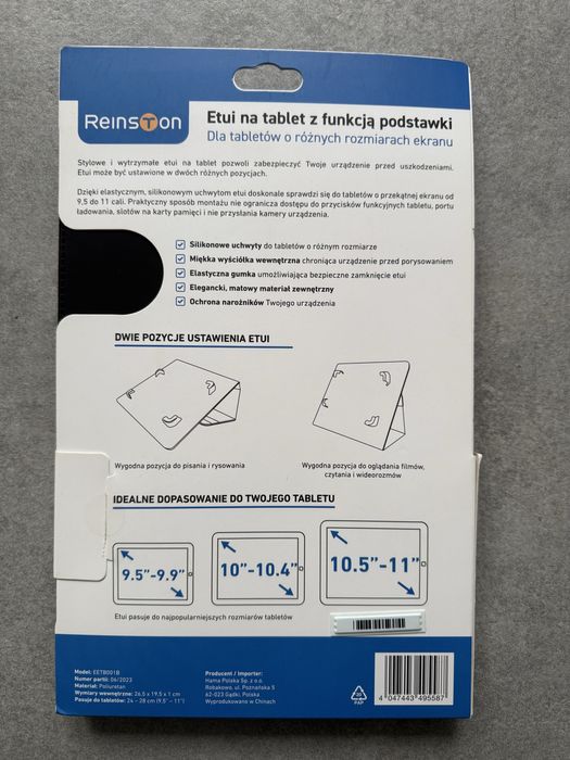 Etui na tablet z funkcją podstawki