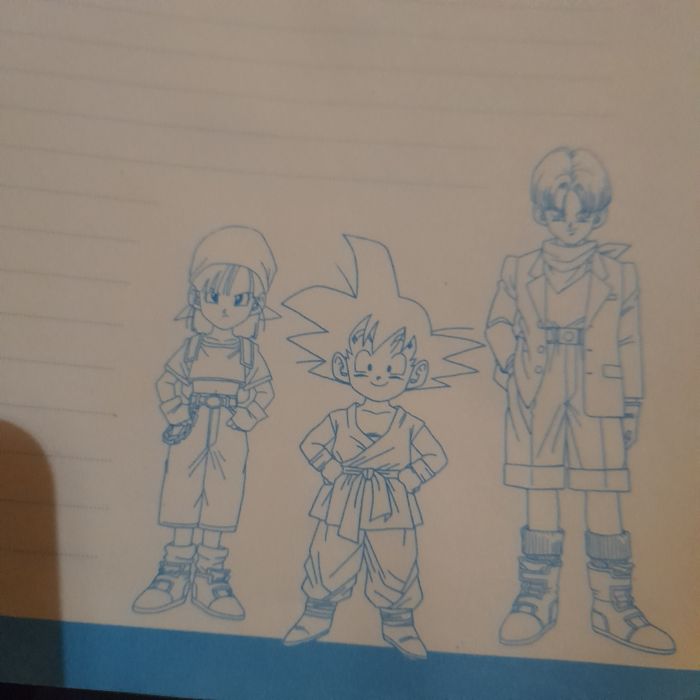 Bloco de notas "Dragon Ball GT