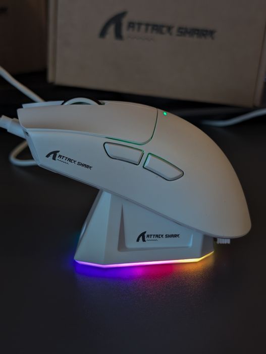 Ігрова миш Attack Shark X11 (+ магнітна док - станція)
