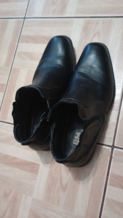 Buty skórzane męskie bm