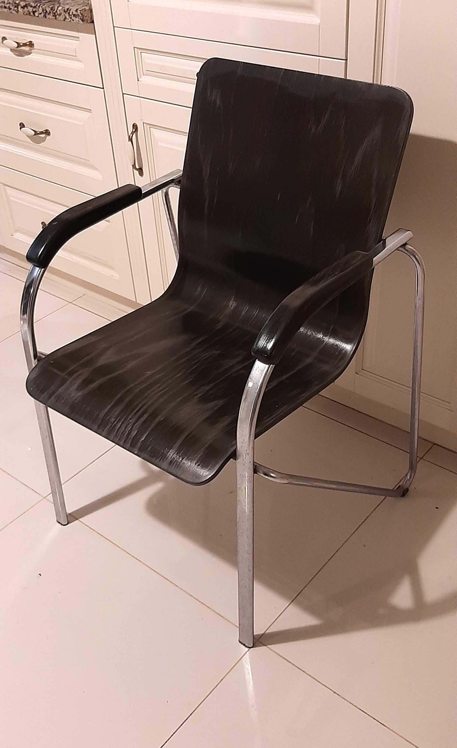 Krzesła ze sklejki krzesło biurowe loft 2 sztuki