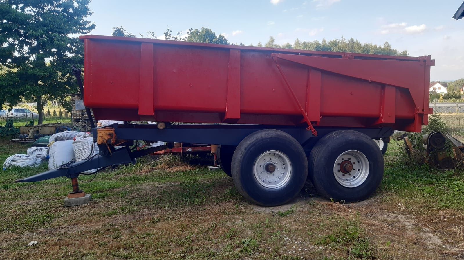 Przyczepa skorupowa rolnicza tandem brimont 12 ton