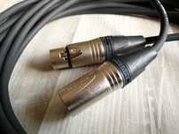 Kabel mikrofonowy XLR Neutrik Nc3FXX Nc3MXX przewód 2x0,23 OFC 2x 10m