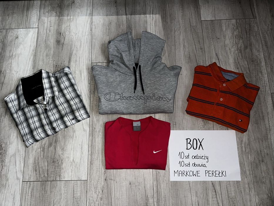 BOX markowych ubrań i butów
