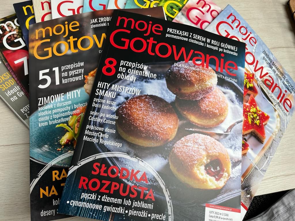 Moje gotowanie 2021, 2022 gazeta miesięcznik