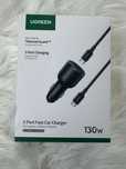 Ładowarka samochodowa 130 w 3 porty UGREEN Usb-c usb-a nowa