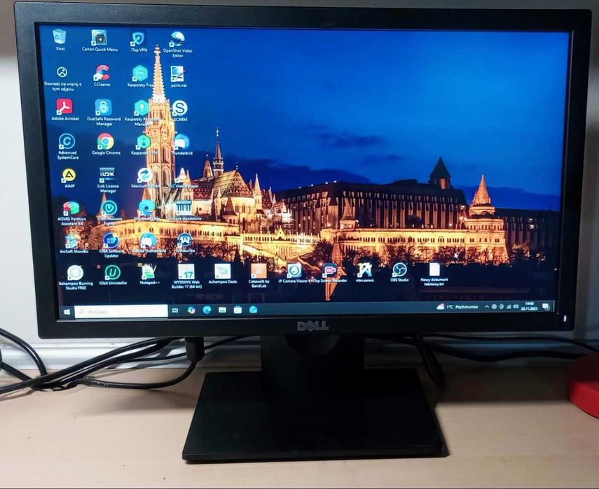 Monitor Dell E2016H to 19,5‑calowy model biurowy z matrycą TN