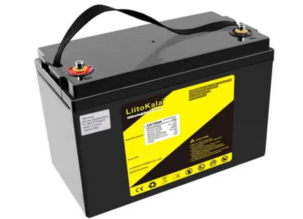 Аккумулятор LiFePO4, LiitoKala, 12V 100Ah, BMS smart плата