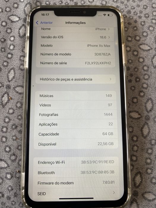 IPhone XS Max branco